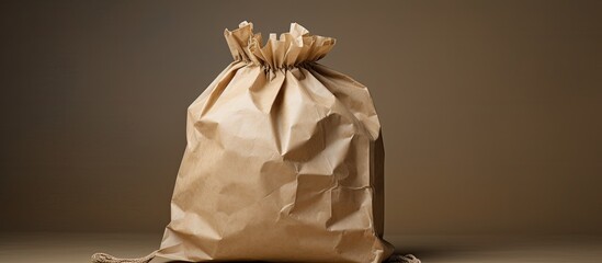 Sack made of paper.