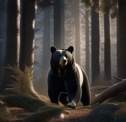 bear in the forest
