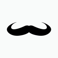 Mustache Icon. Maskulin, Man Symbol - Vector.