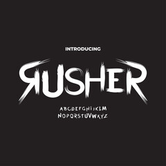 Brush style font but can also be used for rush concepts, suitable for poster design and others