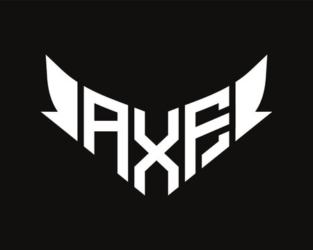 AXF letter logo design.