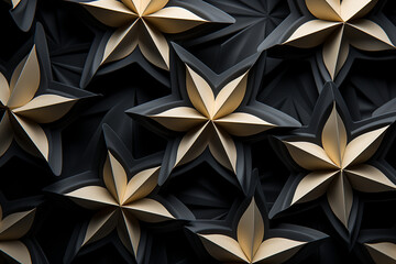 gold and black star background
