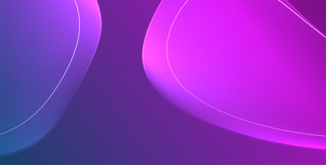 Colorful transparent flowing fluid shapes with glow effect geometric background. Wavy lines round forms. Vector illustration For Wallpaper, Banner, Background, Card, Book Illustration, landing page