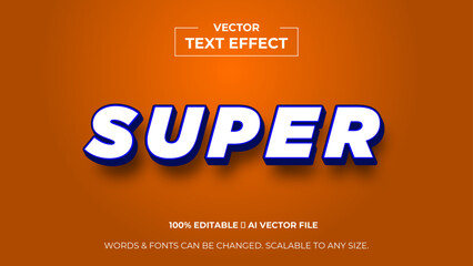 3d editable text effect premium vector. Editable text style effect. 3d Text emblem for advertising, branding, business logo cover of presentation banner. vector illustration