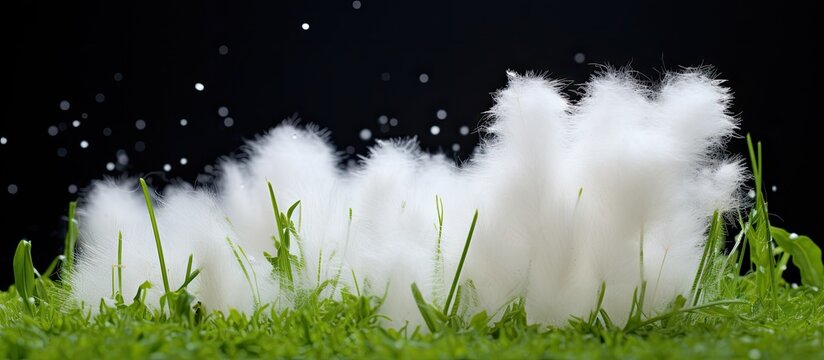 Poplar Fluff White Cotton Stock Photo, Picture and Royalty Free Image.  Image 81651340.