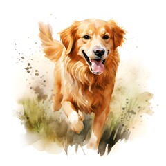 Golden Retriever Watercolor