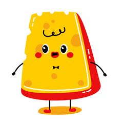 Cute Cheese Vector Set