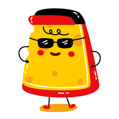 Cute Cheese Vector Set