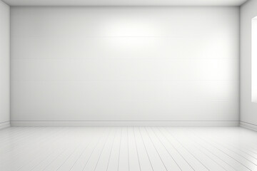 empty white room with white wall