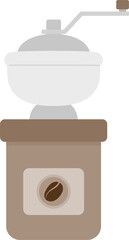 Hand drawn coffee shop element