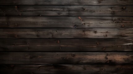 Dark wood board used as a textured background