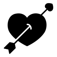 cupid glyph icon