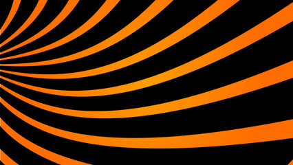 Abstract Orange comic sunbrust background with rays. Geometric stripe line art design. Modern futuristic concept. Modern banner template.Suit for cover, poster, website, banner, presentation.