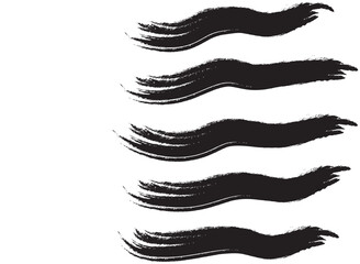 black brush stroke 