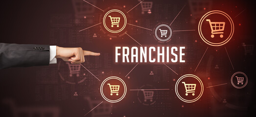 Close-Up of cropped hand pointing