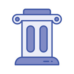 Download this premium icon of roman and greek antique column, ready to use vector