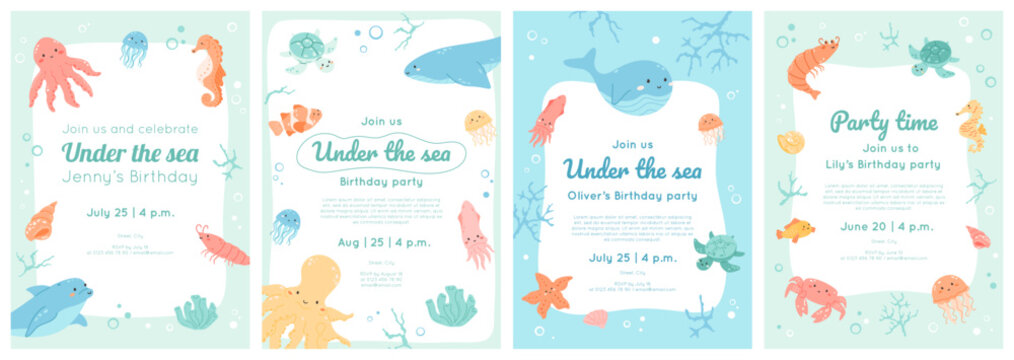 Fish Baby Shower Invite -  Australia