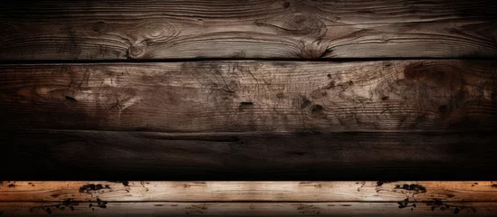 Fotobehang Rub marks left by rodents in a basement. © AkuAku