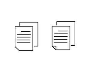Document contract icon vector symbol design illustration