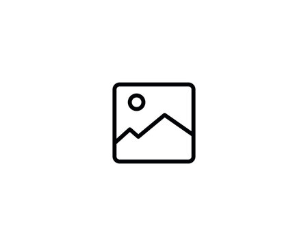 Gallery album icon vector symbol design illustration isolated