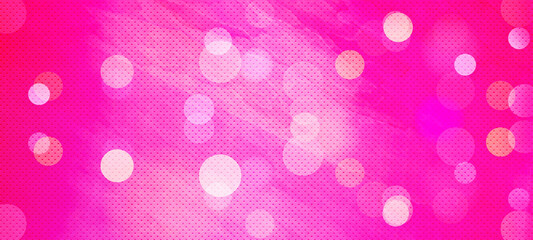 Pink widescreen  bokeh background for seasonal, holidays,  celebrations and various design works
