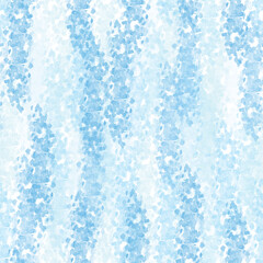 Abstract watercolor stripes seamless pattern vector. Blue brushstroke lines on white background. Beautiful wave pattern. Minimal pastel wallpaper. Design for fabric, scarf, dress, skirt, shirt, card.