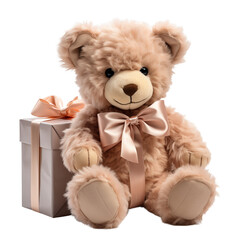 Cute Christmas Teddy Bear Gift Box