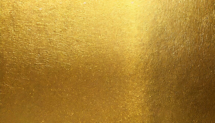 Golden concrete foil paper, wall texture background - obrazy, fototapety, plakaty
