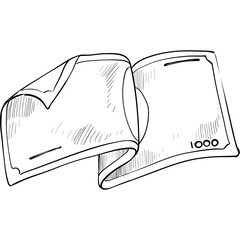 money handdrawn illustration