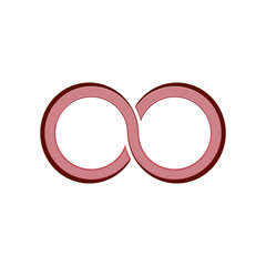 Infinity Icon for Graphic Design 