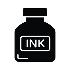 Check this carefully crafted vector of inkpot in modern style