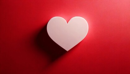 Corazón rojo para San Valentín