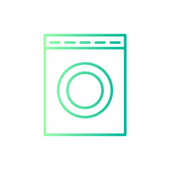 washing machine gradient icon
