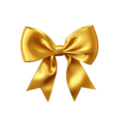 Gold Ribbon on Transparent Background, PNG Transparent. Bow, Christmas, Xmas, Gift, Birthday, Present
