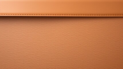 A close-up of a stylish leather wallet with a strap. Generative AI.