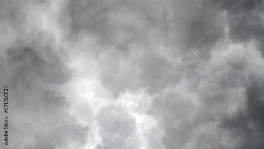 Poster view of thunderstorms and lightning flashes background 4