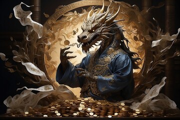 The Dragon God is the symbol of the year 2024 in the Chinese calendar.