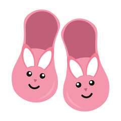 Obraz na płótnie Canvas Bunny Slippers Illustration