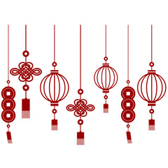 Fototapeta na wymiar Chinese Lantern New Year