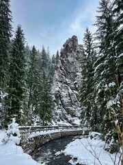 Das Schwarzwassertal zwischen ünhaide und Pobershau im Erzgebirge