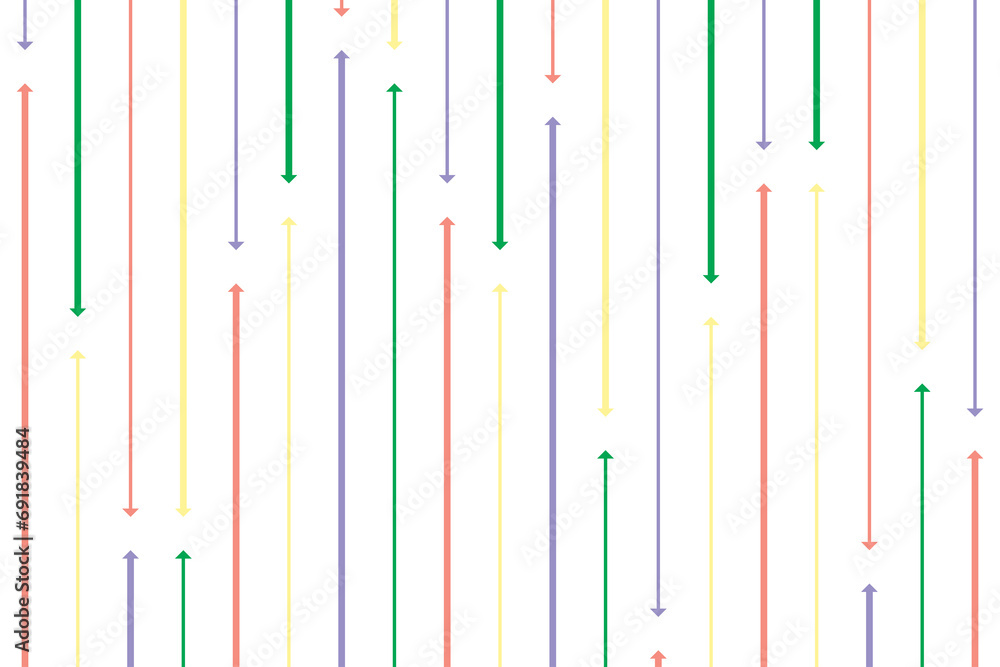 Poster geometric of background vector. design retro of random stripe colorful on white background. design p