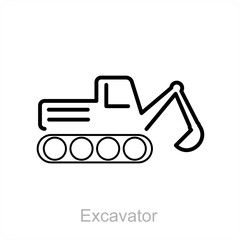 Fototapeta premium Excavator