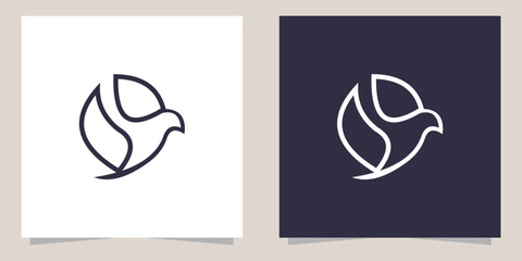bird logo design vector
