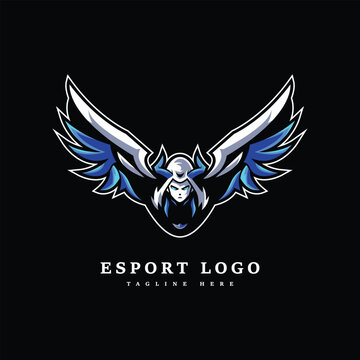 blue devil gaming mascot logo design