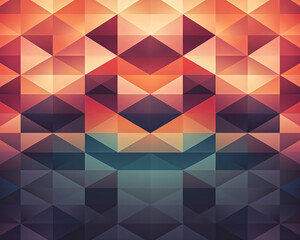 Obraz premium Peaceful Shapes, abstract background with simple geometric forms