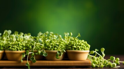 Young Fresh Green Sprouts Potted Water, HD, Background Wallpaper, Desktop Wallpaper