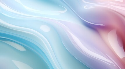A visually appealing, shiny, and smooth jellylike substance spread out to create a minimalist backdrop, featuring soft and soothing pastel hues that evoke a sense of calm and modernity.