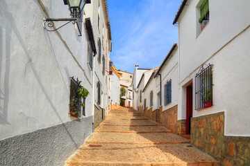 Ronda streets in historic city center