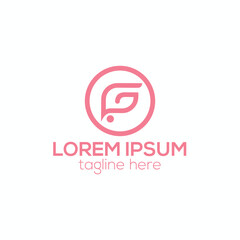 F letter logo design concept isolated vector template for business and company illustration
