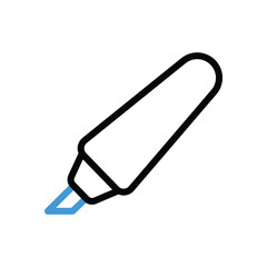 Marker icon vector stock illustration